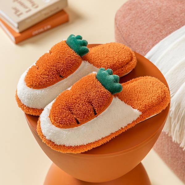 商品Alt模板：Warm Cute Plush Fruit Cotton Slippers SS0819 - xtest