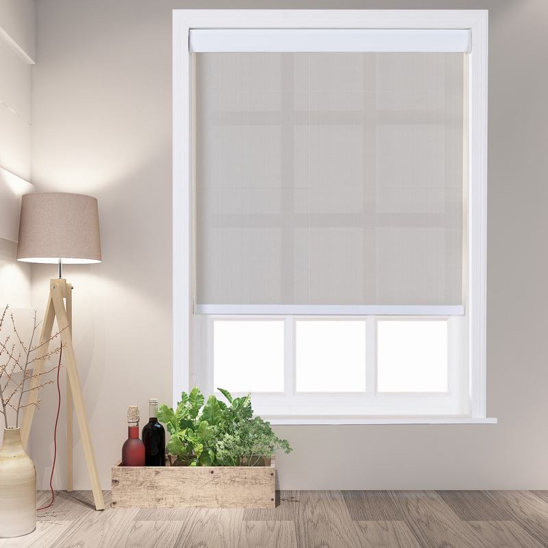 商品Alt模板：HEDDA Window Roller Shade with Valance Cover Loop Control PVC Roller Shades 95% Blackout For Bath Living Kitchen Dining Room and Office - xtest
