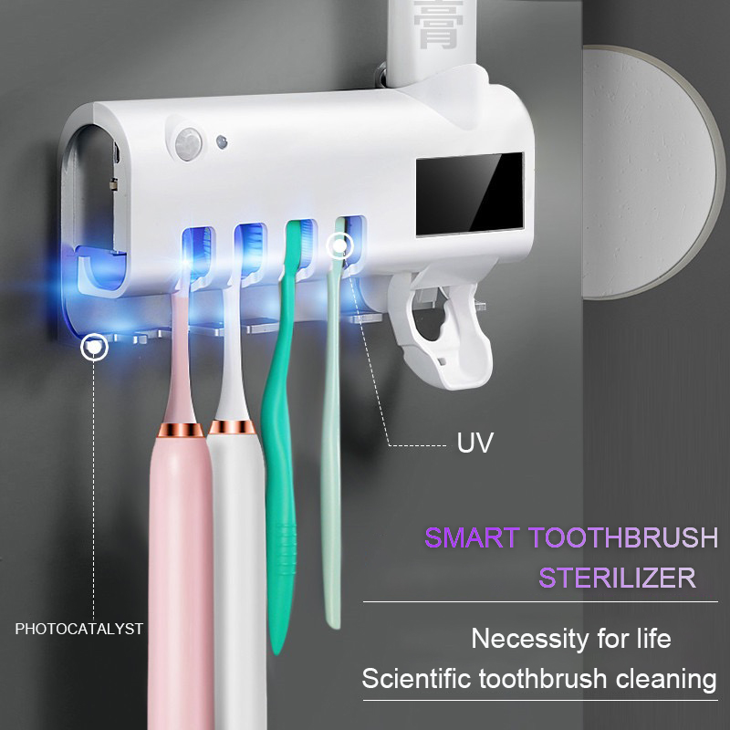 商品Alt模板：Wall mounted toothbrush sterilizer portable toothbrush uv sterilizer led uv sterilize - xtest