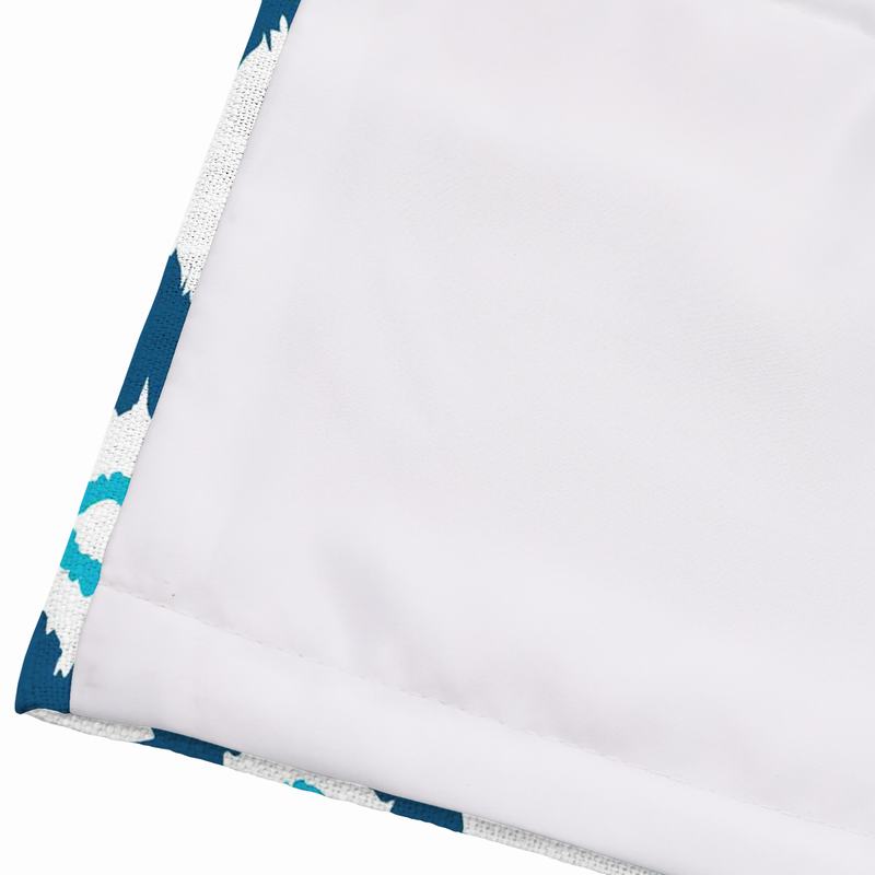 商品Alt模板：MARIAN Abstract Print Polyester Linen Room Darkening Roman Shade - xtest