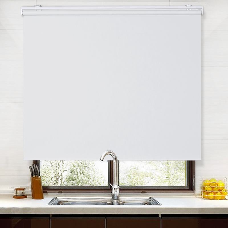商品Alt模板：TOBIAS 100% Blackout Blinds Shade Spring Cordless Roller Shade for Living Dining and Bedroom - xtest