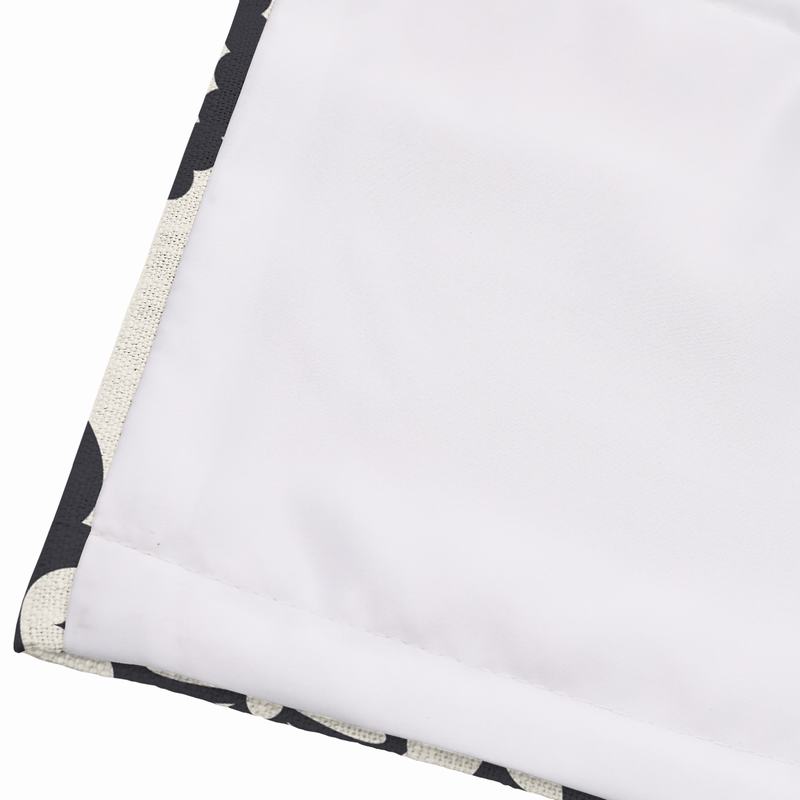 商品Alt模板：STELLA Paisley Print Polyester Linen Room Darkening Roman Shade - xtest