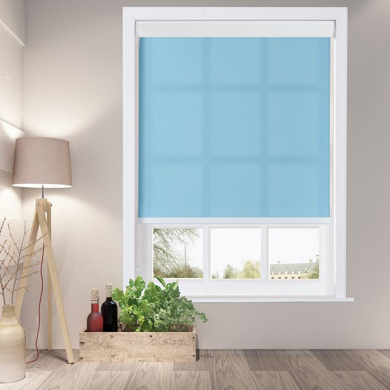 商品Alt模板：HYMAN Window Roller Shade with Valance Cover Loop Control Light Filtering Roller Shades For Bath Living Kitchen Dining Room and Office - xtest