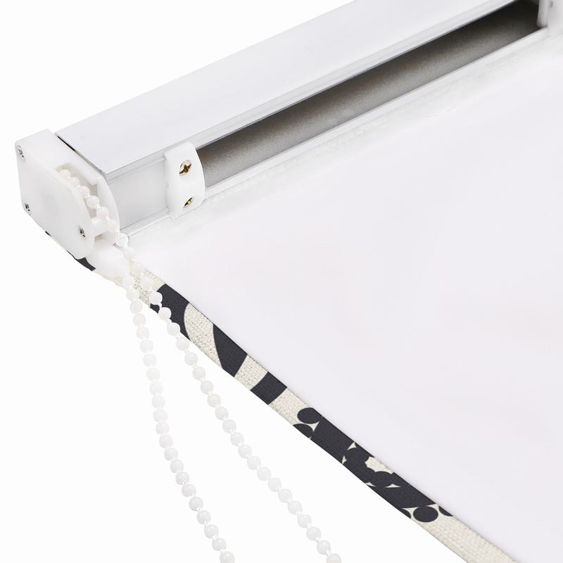 商品Alt模板：STELLA Paisley Print Polyester Linen Room Darkening Roman Shade - xtest